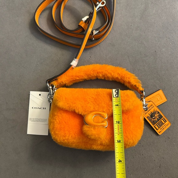 NWT! Viral Coach Orange Lil Nas X Drop Tabby Mini Bag Limited Edition - Picture 4 of 12